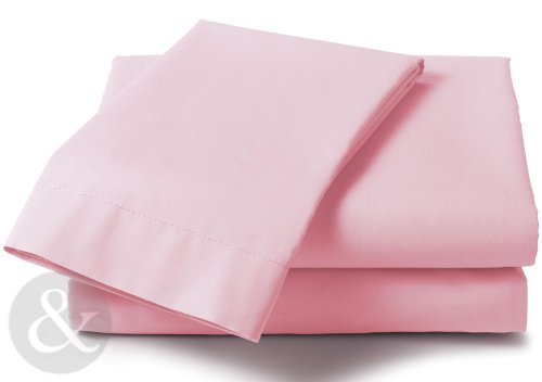 Fitted Sheets - Plain Linen Poly Cotton Bedding Bed Fitted Sheet