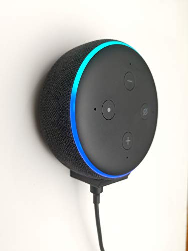 Echo DOT 3rd generation staffa da parete mini nascosta: nero