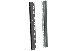 ‎RACK MAGIC Rack Magic - 12HE Rack Profile Satz Schwarz für 19" Selbstbau Racks