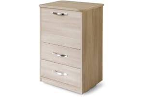 Linea Azzurra Mobile con Asse da Stiro Pieghevole Mobile da Stiro in Legno Nobilitato Melaminico 89x57x44 cm con Cassetti Contenitori e Ruote Made in Italy