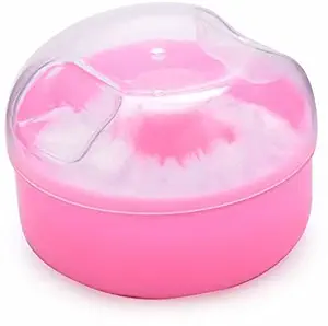 AppreciateBaby Puff with Box Children Body Face Makeup Cosmetic Powder Tool Soft Sponge Villus Powder Puff Case Box Kids Skin Care ( multi color )