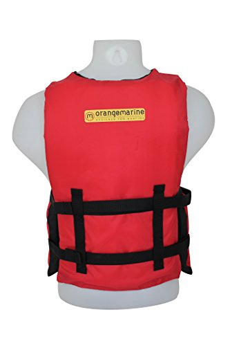 Orangemarine - Gilet Sport Nautique 50 N - 3 Boucles Rouge L/XL
