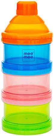 Mee Mee Multi Storage Milk Powder & Food Container | Travel Friendly Baby Food Box (Multicolor) (Compact &