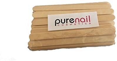 PURENAIL50 Fine Wooden Spatulas for Waxing, Face and Sensitive Areas