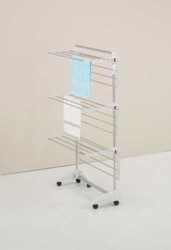 Hanuri One Touch Wäscheständer / Wäschetrockner / Variabel klappbar / Fußrollen - 4