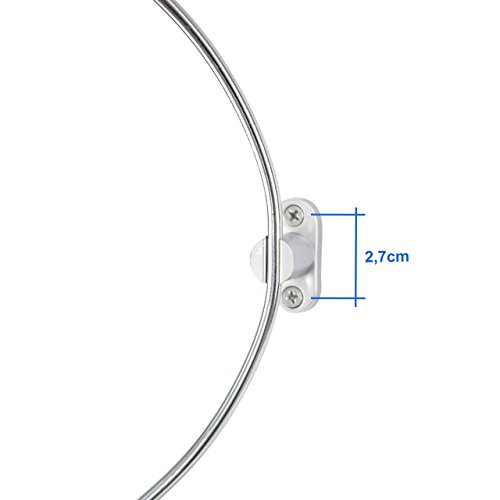 Lantelme 6474 Fensterthermometer mit beweglichem Haltearm – Fenster – Außen – Thermometer Analog Temperaturanzeige -45 bis +50 °C - 7