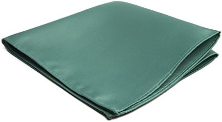 Jacob Alexander Men's Pocket Square Solid Color Handkerchief