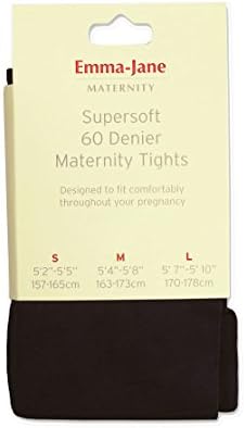 60 Denier Maternity Tights (Small, Black)