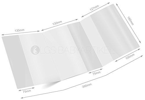 3-teilige Mutterpasshülle transparent stabile Schutzhülle - 2