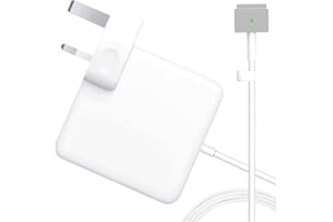 E-POWIND Mac Book Air Charger UK, 45W T-Tip Power Adapter Charger Compatible with Mac Book Air 11" and 13" (Mid-2012~2017), Models A1466 A1465 etc.