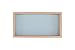 Produktbild elbmöbel Aufbewahrungsbox klein in blau weiß grau türkis für Spielzeugkiste Babysachen aus Holz stapelbar Kinder Spielzeug mit Fach Wandregal Holzkiste Ablage Box Wandgarderobe Flurgarderobe Büchregal schwebend B40 x H30 x T20 cm (Türkis)