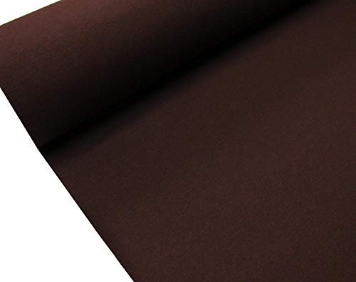 Confección Saymi - Metraje 2,45 MTS. Tejido loneta Lisa Nº 156 Marrón Oscuro con Ancho 2,80 MTS.