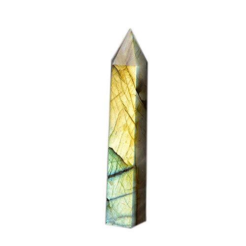 Purmy Labradorite Unisexo Hexagonal Piedra energética decoración Hexagonal Piedras energeticas curativas Piedras energia Positiva para Mujeres o Hombres