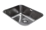 Cata cb 50-40 acero inoxidable - fregadero (acero inoxidable, acero inoxidable, 1 senos, 500 x 400 mm, 20 cm, 8, 89 cm (3.5"))