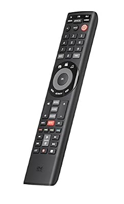 One For All Télécommande One For All Smart Control 5 - Contrôle de 5 appareils et application de configuration gratuite - Touche NETTV unique - Compatible toutes marques - Noire - URC7955