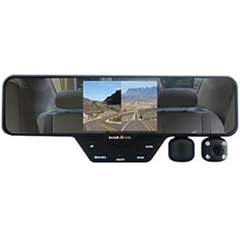 Falcon Zero F-360 HD, Rear View Mirror Car DashCam, DVR Accident Video Recorder, Dual-Camera 1080p HD, ~ FREE High Speed Class 10 32GB SD Card Included ~