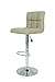 Produktbild Dreams4Home Barstuhl 'Piero' 2er Set Barmöbel Küchenstuhl Stuhl Barhocker Hocker, Kunstleder, höhenverstellbar, mit Gasdruckfeder, verchromt, fest gepolstert, Farbe:Cappucino-Optik