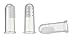 Soft Safe Baby Toothbrush Kids Silicone Finger Toothbrush Gum Brush Clear Massage Pack Of 3