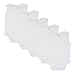 Bluezoo Kids Pack Of Five Babies White Sleeveless Bodysuits 6-9 Months