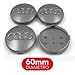 Produktbild 4 Nabenkappen Audi A1 A3 A4 A5 A6 Q5 Leichtmetallfelgen mit Firmenzeichen Nieten 60 mm