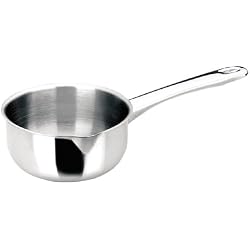 Ibili 665318 Casserole Bombée avec bec verseur Prisma 18 cm en Inox 18%