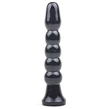 PleasureBox Butt Plug Anal Beads Sex Toy, Black