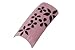 Effect Beauty 100pcs Pink, Black Flowers Glitter Acrylic Pre-Designed Nail Tips With Storage Box - Tip Sizes 1-10