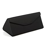 La funda Losmile Black Glasses es una funda rígida de imitación de cuero para proteger sus gafas de sol o anteojos de lectura de doblarse y romperse.