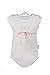 Chocolat Baby 3352r6 - Body T-Shirt, 6 Months, 100% Cotton, White with Star Pink