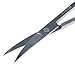 Well-Goal 1pcs VOV Ladies Curved Edge Eyebrow Hair Scissor Tone Makeup Tool---Silver
