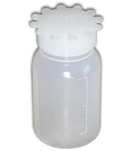 5 Flaconi Laboratorio A Collo Largo 250ml LDPE | Tappo A Vite Con Tenuta | Per Chimica, Cucina E Hobby - Foto 11