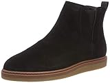 Schuhspitze: rund Clarks Damen Dove Madeline Chelsea Boots, Schwarz (Black SDE), 41 EU
