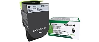 Lexmark 71B20K0 Toner laser 3000pages Noir cartouche toner et laser - Cartouches toner et laser (Toner laser, 3000 pages, Noir, 1 pièce(s))
