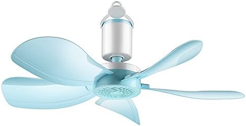 Blue ceiling fan,Small size, large air volume, beautiful appearance / Mosquito fan / Micro fan / Bed fan / Student dormitory household fan