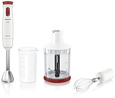 Philips Daily Collection Hand Blender HR1627/01, 650W power for smoother results, ProMix handblender with turbo...