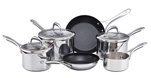 Meyer Select Stainless Steel Cookware Set, 6-Piece - Silver