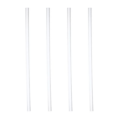 135 Trinkhalme für Cocktail Shake-Halme Ø 8 mm · 25 cm transparent