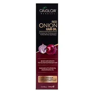 OXYGLOW HERBALS Red Onion Hair Oil, White, 100 g