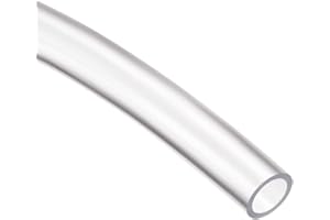 PATIKIL Tubo in PVC Trasparente 8mm ID x 10mm OD 2m, Elevata Trasparenza Flessibile Plastica Tubo per Acqua