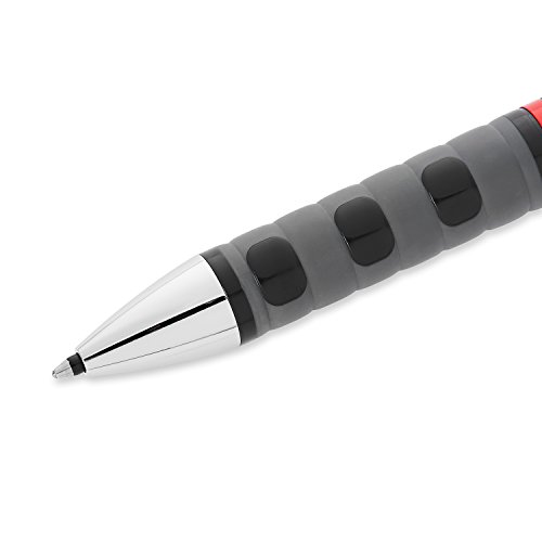 rOtring Tikky 3 in 1 Druckbleistift / Kugelschreiber / Marker (0,5 mm, schwarzer Korpus, Schreibfarbe schwarz und rot) - 3