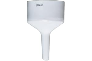 HeyWin 120mm Porcelain Buchner Funnel,Made of Porcelain,Outside Diameter of 126mm,Inner Diameter of 120mm,for Laboratory