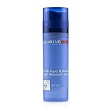 Producto de calidad Clarins 57917 Men Fluido Super Hidratante SPF 20, Rostro, 50 ml