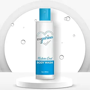 MYPARINA Aloe Vera Body Wash Nature Cool Moisture Enriched PH Fragrant Balanced Menthol | Paraben and Sulfate Free | Liquid Body Wash Shower Gel for All Skin Types For Men and Women, 200 ml, Pack of 1