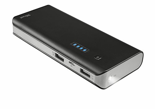 Trust Urban Primo Powerbank - Batería externa portátil de 13000 mAh, color negro