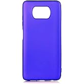 Zore Xiaomi ile uyumlu Poco X3 Kılıf Zore Premier Silikon Kapak Saks Mavi
