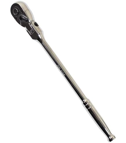 Pro-Grade Tools 3/8 Zoll Rundkopf-Ratsche – 72 Zähne, Mit Dyna-Drive System, Chrom-Vanadium-Stahl