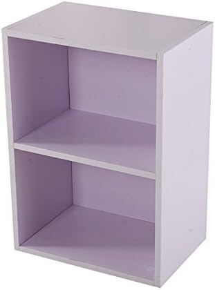 2 Tier Bookcase Book Storage Shelf Book Shelving Unit (1) (1)