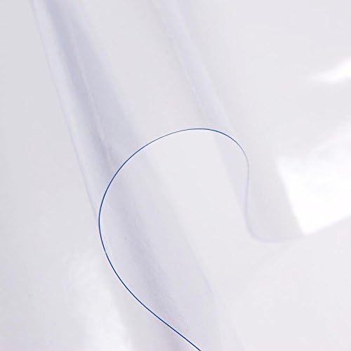 Crystal Clear PVC Tablecloth Vinyl Oilcloth Waterproof Fabric Table Protector 150 MICRONS Thick (300 x 140cm)