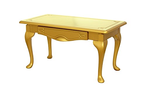 High Street Design Coffee Table With Queen Anne Legs And Hand Finished In Gold Buy Online In Dominica At Dominica Desertcart Com Productid 48035419