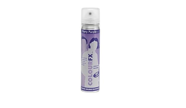 Colourfx Party Purple Intense Colour Hair Spray 75ml Amazon Co